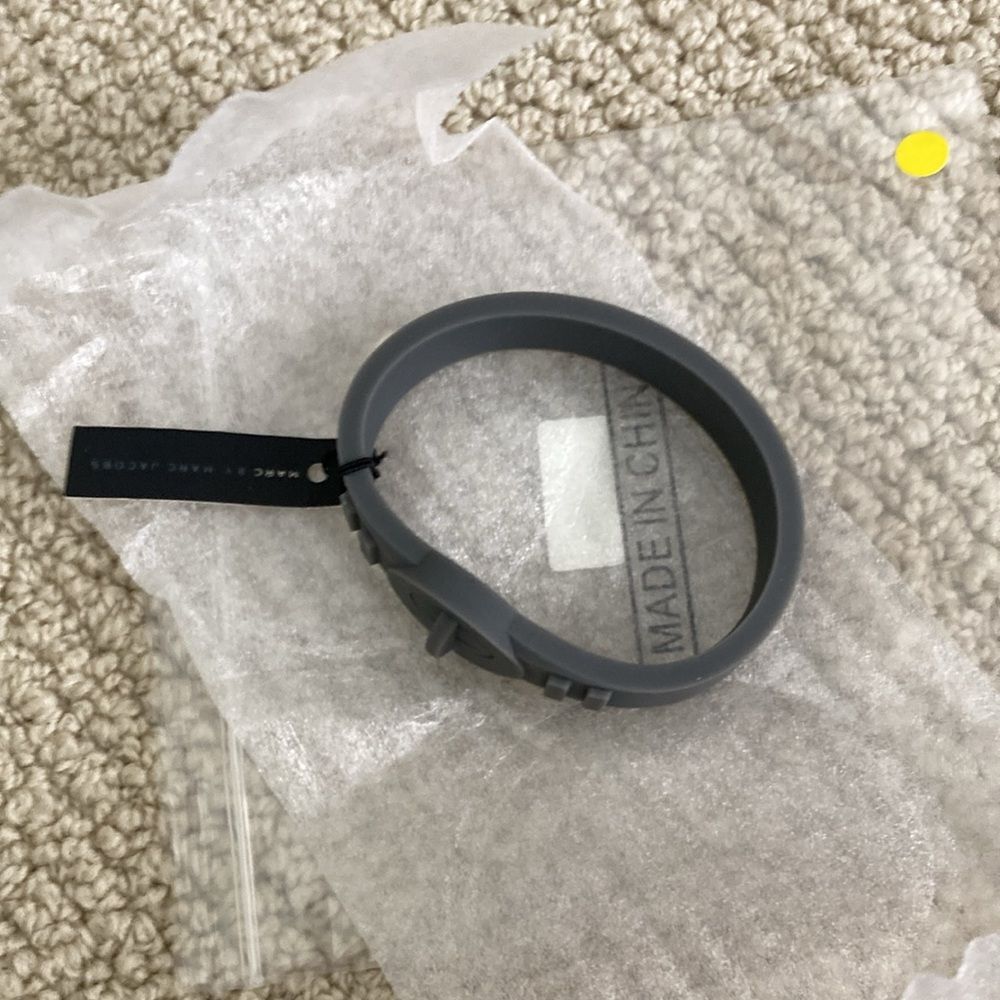 NEW Marc by Marc Jacobs Watch Face Bracelet Gunmetal Grey Style One Size NWT